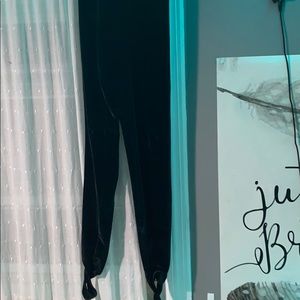 American apparel velvet leggings